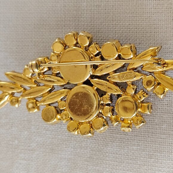 Austrian Crystal Broach - Picture 3 of 4